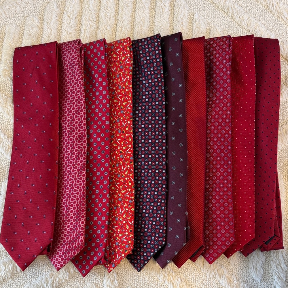 The Tie Bar men’s silk necktie bundle (10)